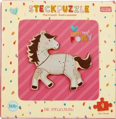 Spiegelburg Steck-Puzzle Mein kleiner Ponyhof