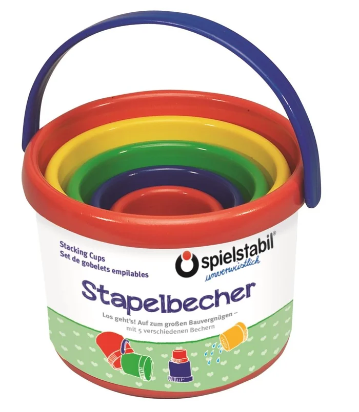 Spielstabil Stapelbecher-Set 5-teilig
