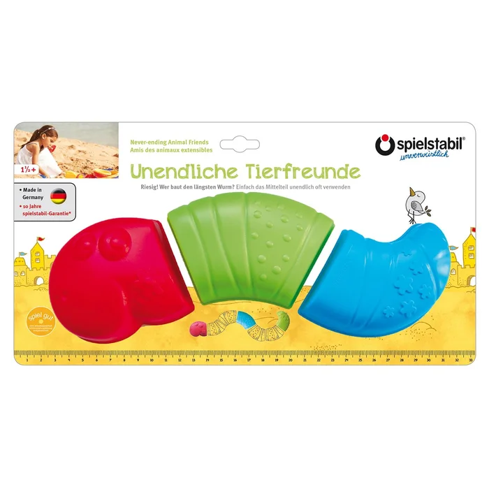 Spielstabil Unendliche Tierfreunde – Wurm Fashion 3-teilig