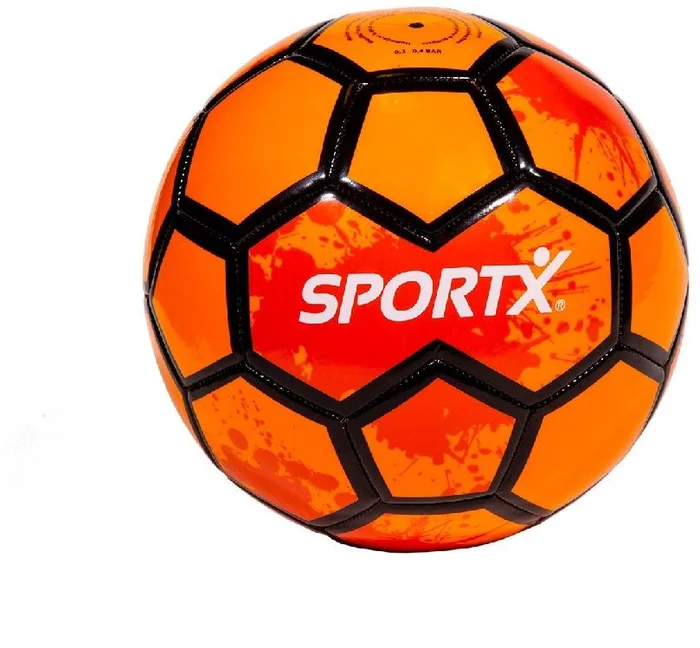 SportX Mini-Soccer-Ball Orange Splash 160-180gr.