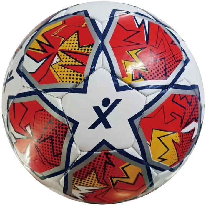 SportX voetbal Champion Rood Geel 330-350gr, 21cm