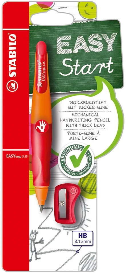 STABILO EASYergo 3.15 Druckbleistift HB 3,15 mm 5 Stück(e)
