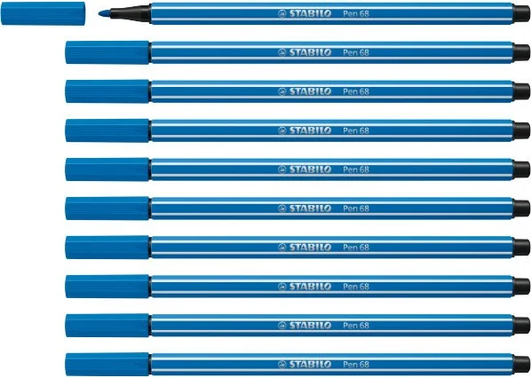 Stabilo Stabilo 10 Stift 68 blau 68/41