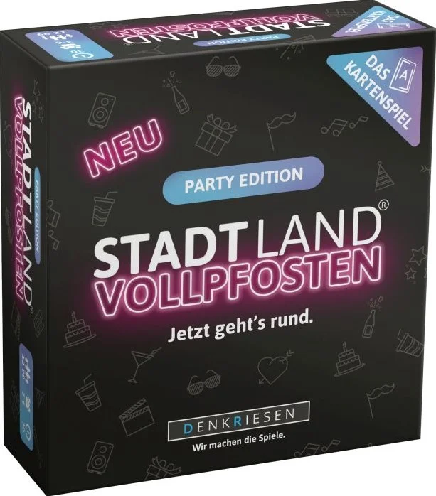 STADT LAND VOLLPFOSTEN Party Kartenspiel