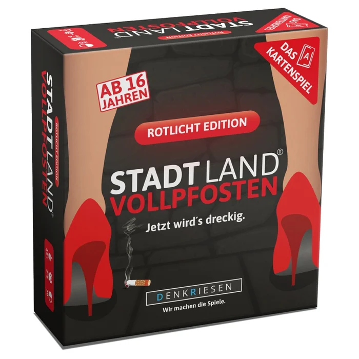 STADT LAND VOLLPFOSTEN® Das Kartenspiel – Rotlicht Edition