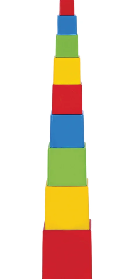 Stapelpyramide eckig