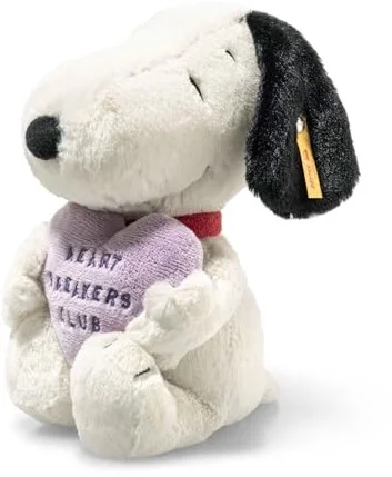 Steiff Plsch Snoopy Heartbreakers Club, wei – 22 cm