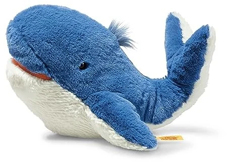 Steiff Plsch Tory Blauwal, mittelblau – 28 cm