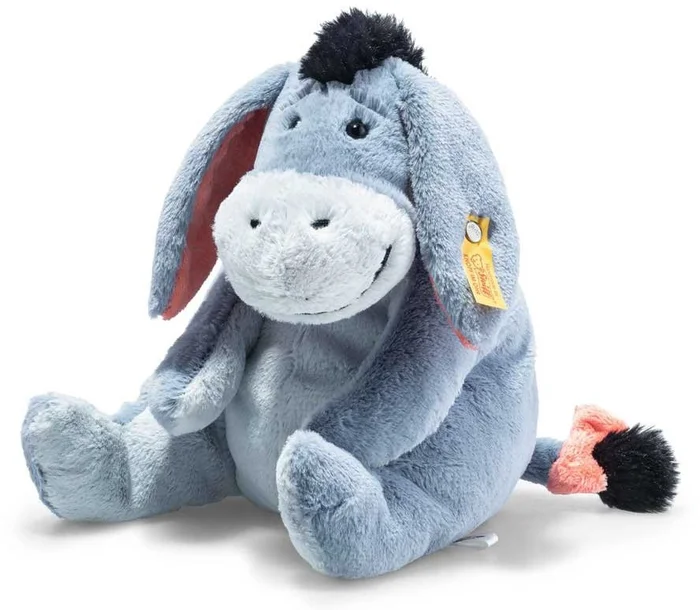 Steiff pluche Disney Originals Eeyore, medium blue – 25 cm