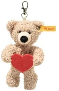 Steiff pluche Pendant Fynn Teddy bear – Love, beige – 12 cm