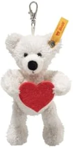Steiff pluche Pendant Lotte Teddy bear – Love, white – 12 cm