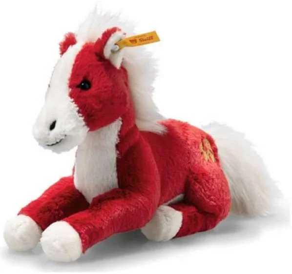 Steiff pluche Year of the Horse, red – 18 cm