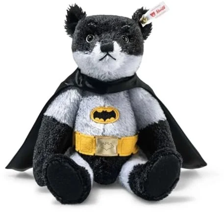 Steiff Steiff Plsch Batman Teddybr 85. Jubilum, mehrfarbig – 30 cm