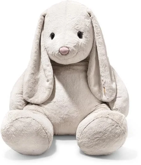 Steiff Steiff Plsch Hoppie Hase, hellgrau – 80 cm