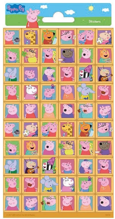 Stickervel Peppa Pig