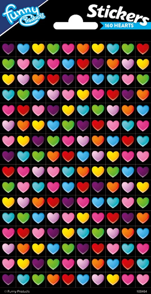 Stickervel Twinkle – Hartjes