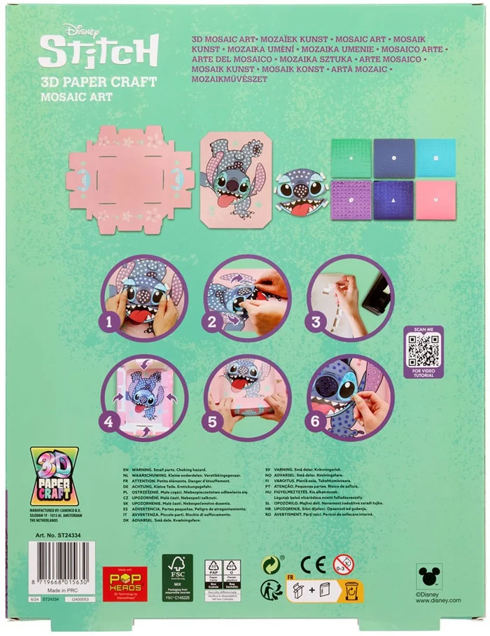 Stitch 3D Mozaiek Kunst Knutselset