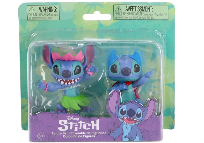 Stitch en Scrump Speelfiguren, 2st.