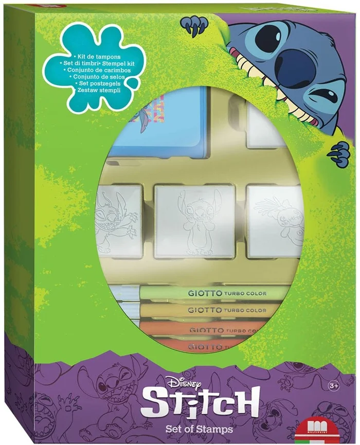 Stitch Stempelset met 4 Stempels