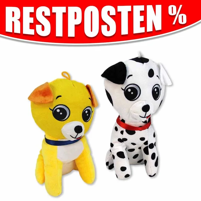 Stofftier Hund mit niedlichen Augen – ca. 20 cm