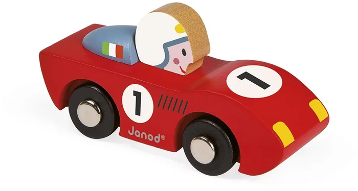 Story Cabriolet/ Roadster Holz (2 Modelle In Blau Und Grün, Je 3 Stü