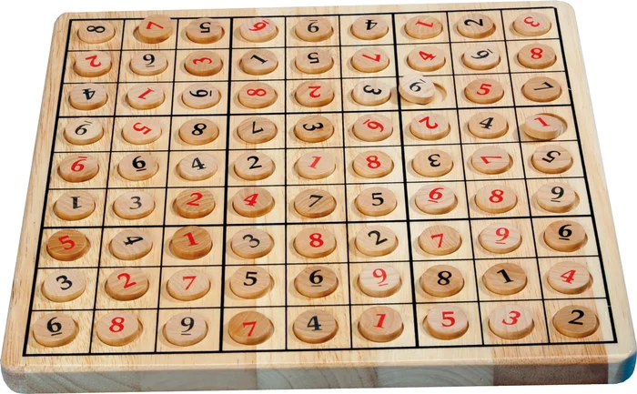 Sudoku aus Holz