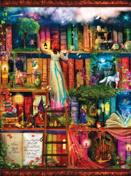 SunsOut Aimee Stewart – Treasure Hunt Bookshelf – 1000 Teile