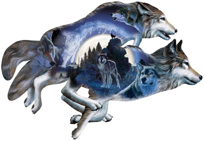 SunsOut Al Agnew – Moonlight Warrior – 1000 Teile