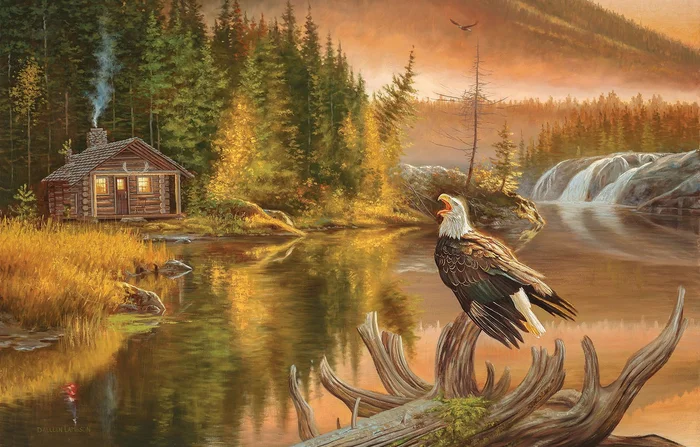 SunsOut Lambson Wildlife Art – Merica – 1000 Teile