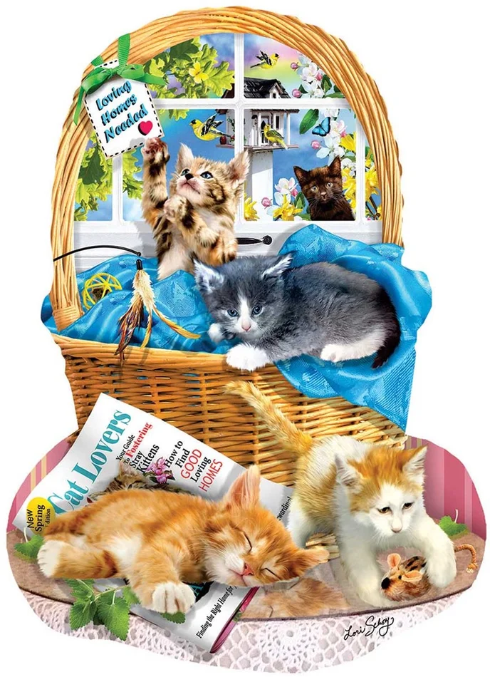 SunsOut Lori Schory – Free Kitties – 1000 Teile