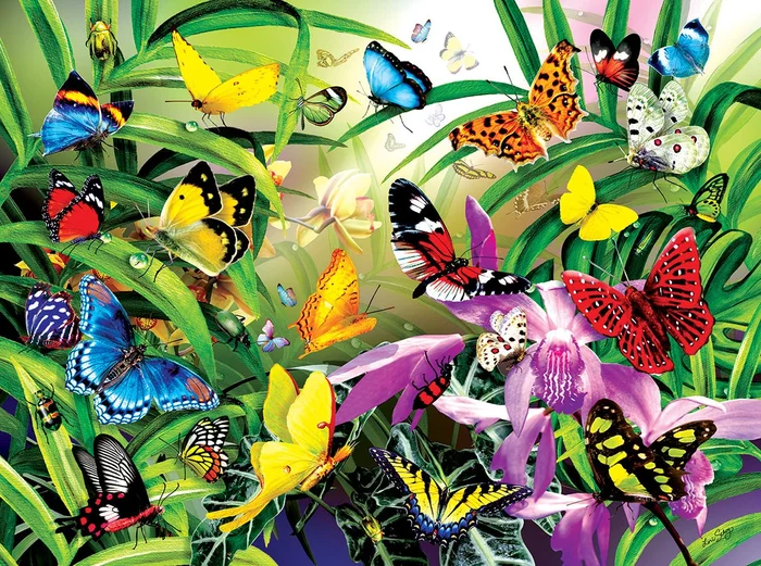 SunsOut Lori Schory – Tropical Butterflies – 1000 Teile