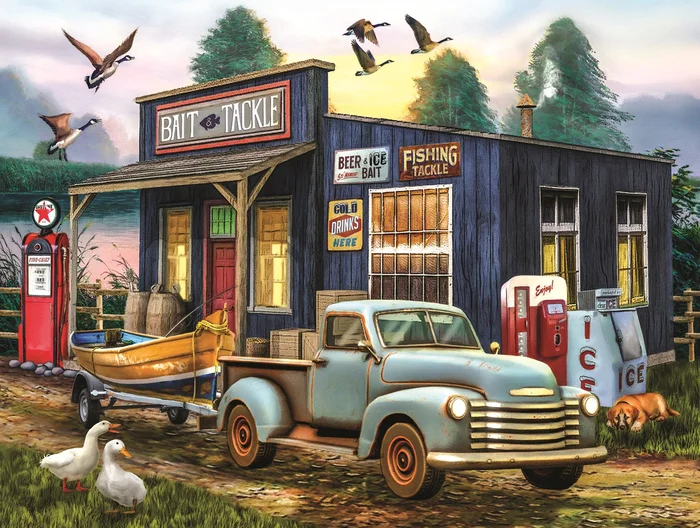 SunsOut The Early Bird Catches the Fish – 1000 Teile