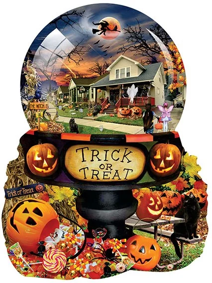 SunsOut XXL Teile – Lori Schory – Halloween Globe – 1000 Teile