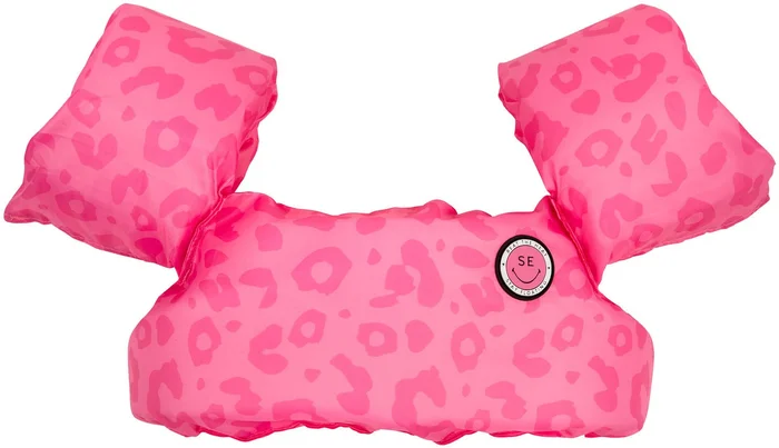 Swim Essentials Pink Leopard Puddle Jumper 2-6 years (15-30 kg)