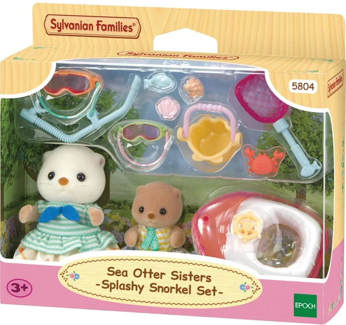 Sylvanian families zeeotter splashy snorkel set