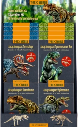 T-Rex World – Ausgrabungssets, sortiert
