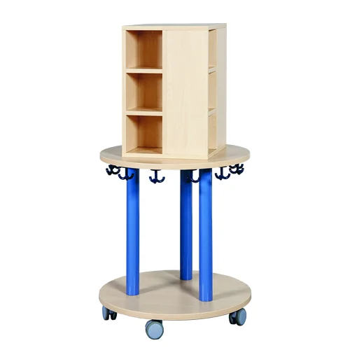 Taschenwagen rund mit 12 Haken und Fächeraufbau