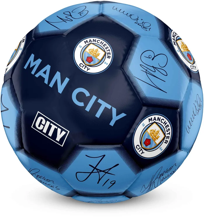 Team Merchandise 26 Panel Signature Football – Man City – 5