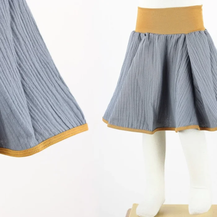 Tellerrock für Kinder grau