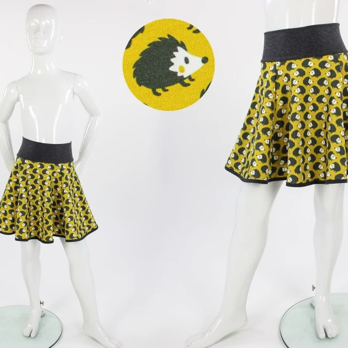 Tellerrock für Kinder mit Igeln