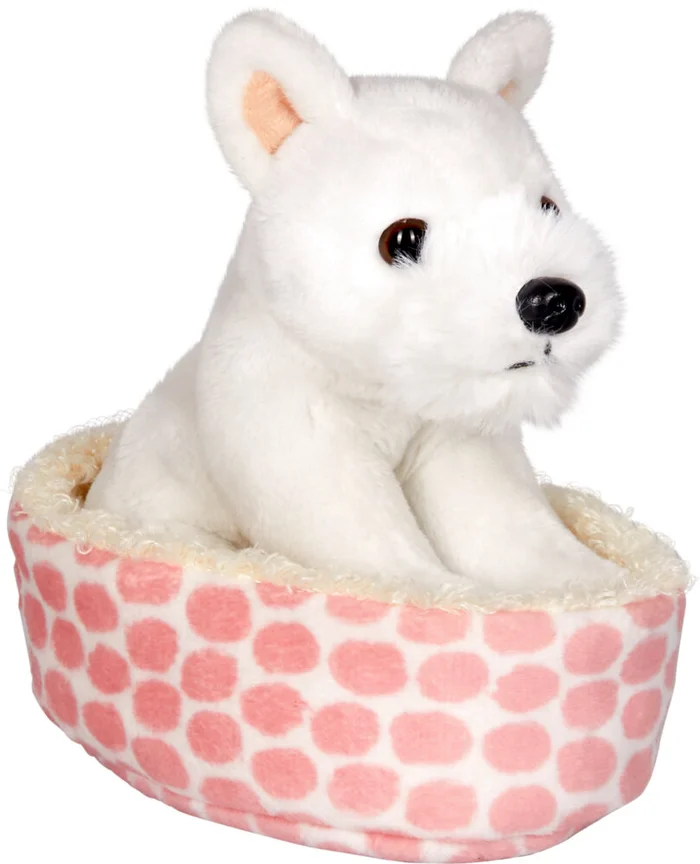 Terrier Nick im Korb – Lustige Tierparade