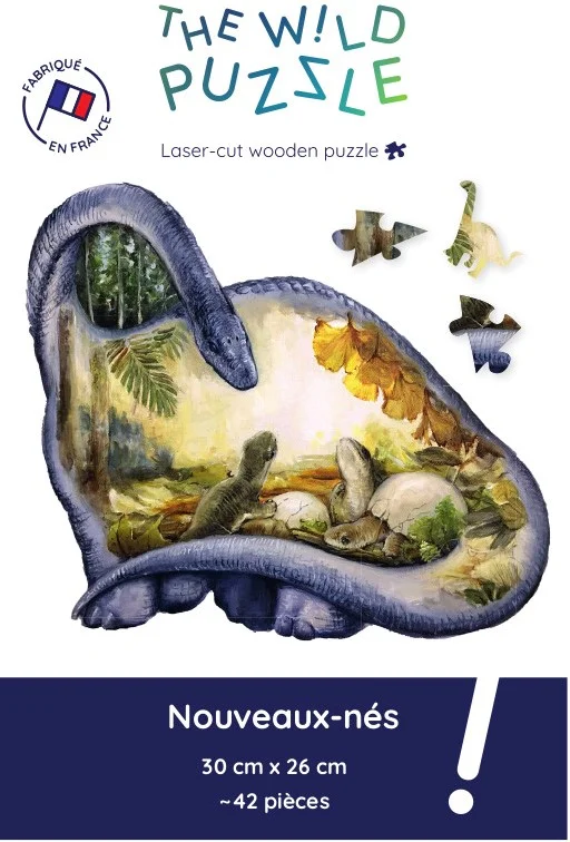 The Wild Puzzle Wooden Puzzle – Newborns – 42 Teile