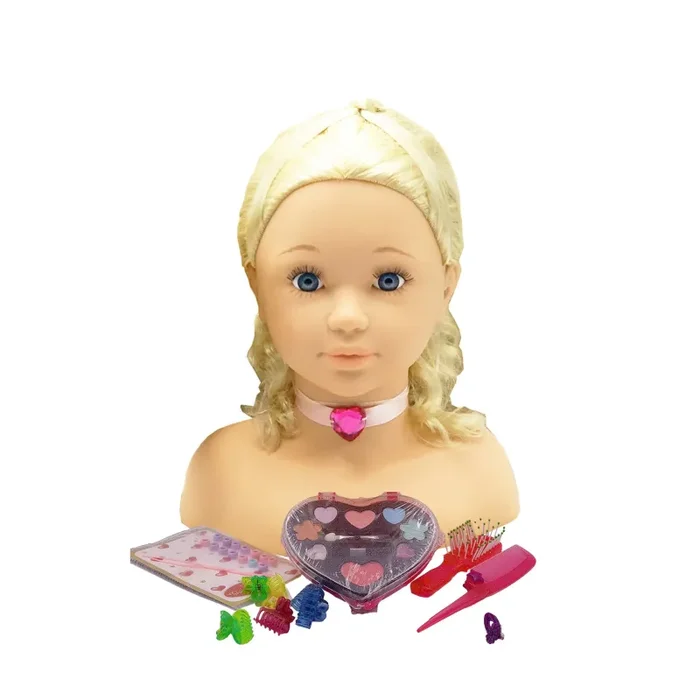 Theo Klein 5240 Princess Coralie Schmink- und Frisierkopf „Little Sophia“