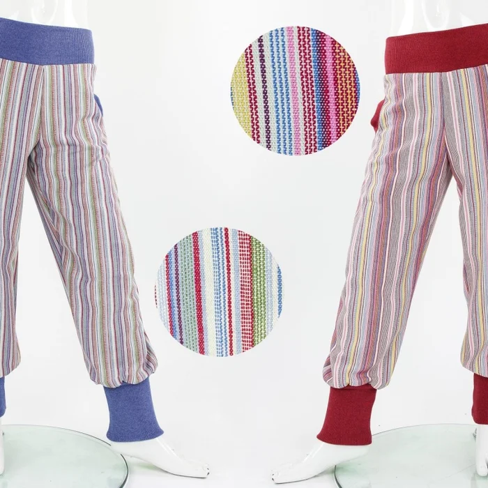 Tobehose für Kinder bunt gestreift MEHRERE FARBEN