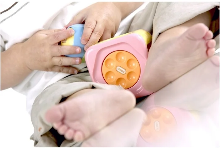 Tolo Baby Aktivitätsspielzeug Stapelturm Pastellfarbe – 4-teilig