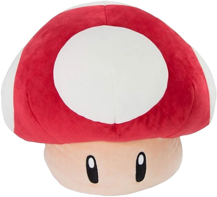 Tomy Mocchi Mocchi Mega Super Mario Mushroom Pluchen Knuffel