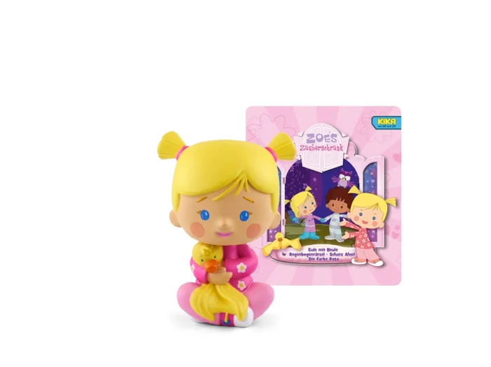 tonies® Zoés Zauberschrank – Eule / Regenbogenrätsel / Schatz Ahoi / Farbe Rosa