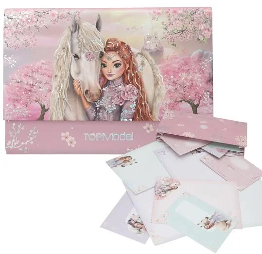 TOPModel briefpapier in registermap VIVA VIOLET