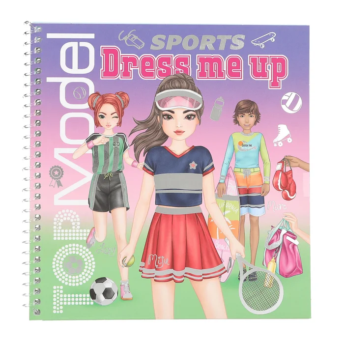 TOPModel Dress Me Up Stickerbuch Sports