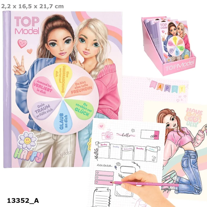 TOPModel Stimmungs-Malbuch mit Licht Deutsch